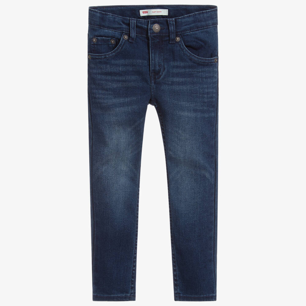 Levi's-Boys Blue Stretch Skinny Jeans | Childrensalon Outlet