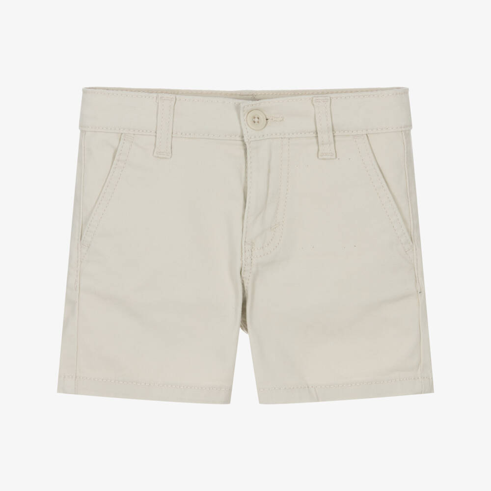 Levi's-Boys Classic Beige Cotton Twills | Childrensalon Outlet