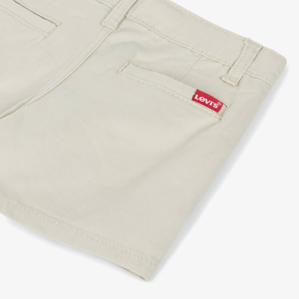 Levi's-بنطلون تويل قطني كلاسيكي بيج للأولاد | Childrensalon Outlet