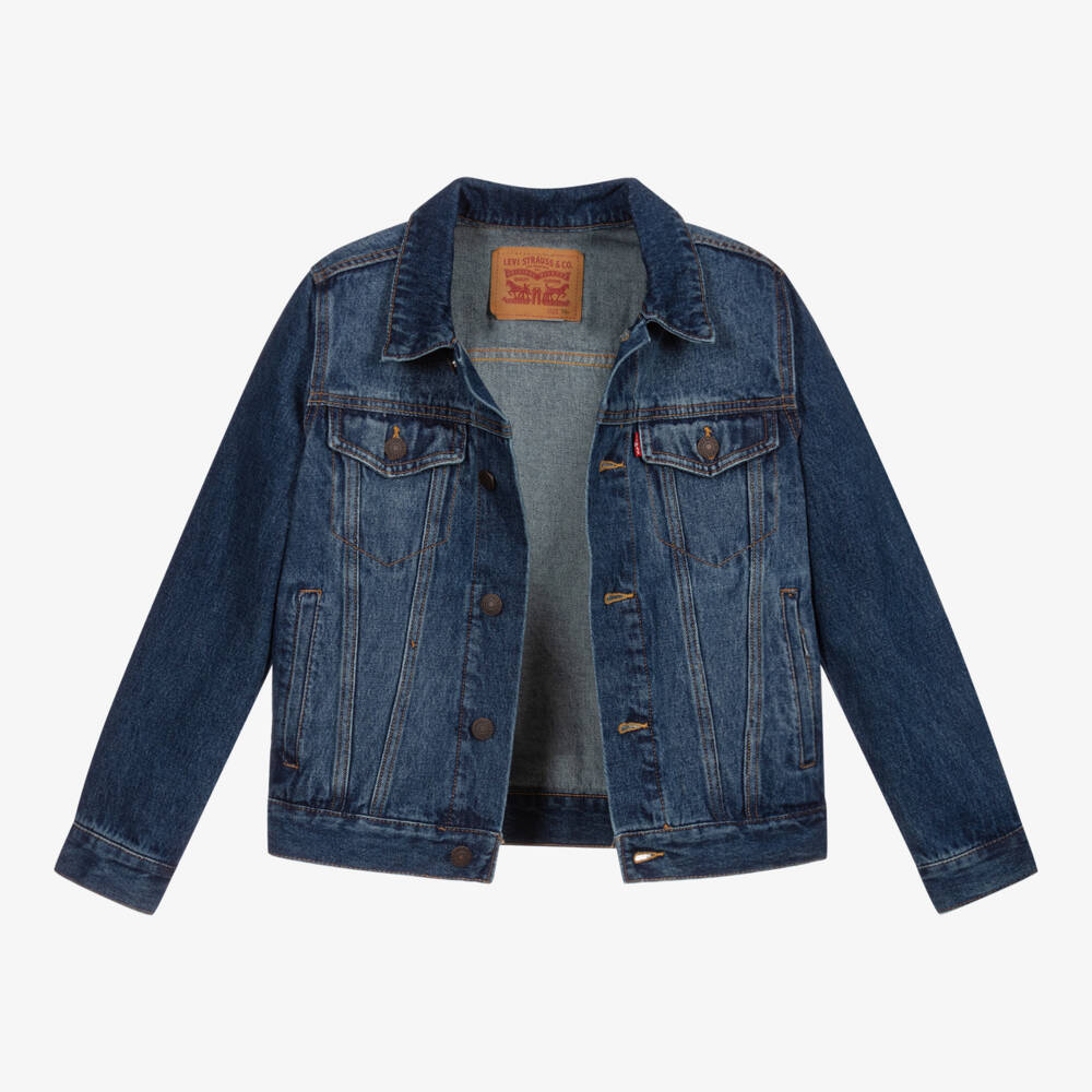 Levi's-Классическая синяя джинсовая куртка для мальчиков | Childrensalon Outlet
