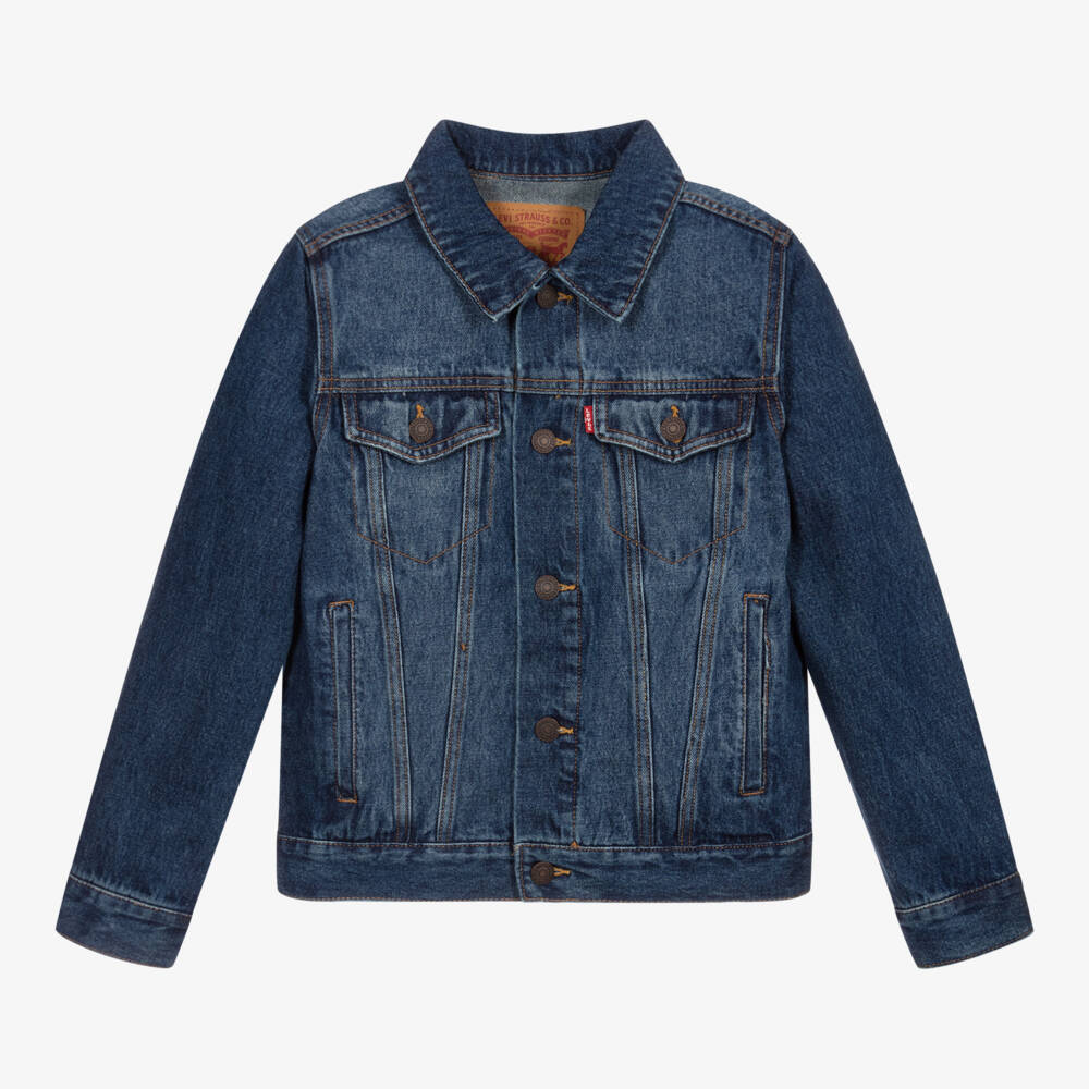 Levi's-Классическая синяя джинсовая куртка для мальчиков | Childrensalon Outlet