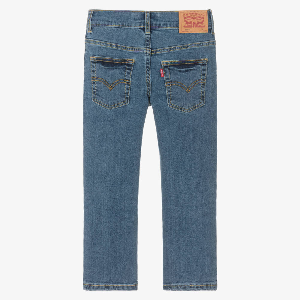 Levi's-Boys Classic Blue Straight Denim Pants | Childrensalon Outlet