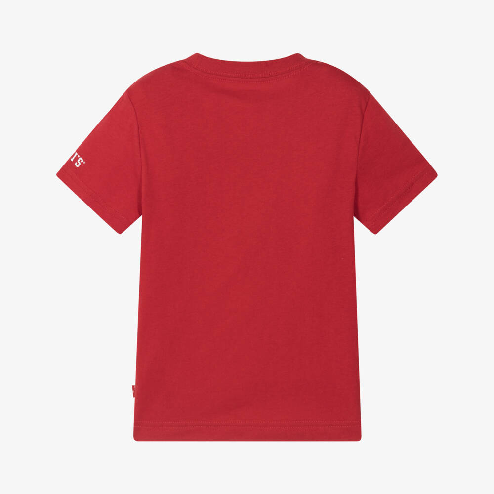 Levi's-Boys Classic Red Varsity Tee | Childrensalon Outlet