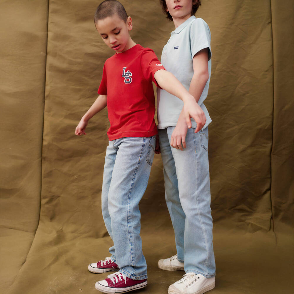 Levi's-Boys Classic Red Varsity Tee | Childrensalon Outlet