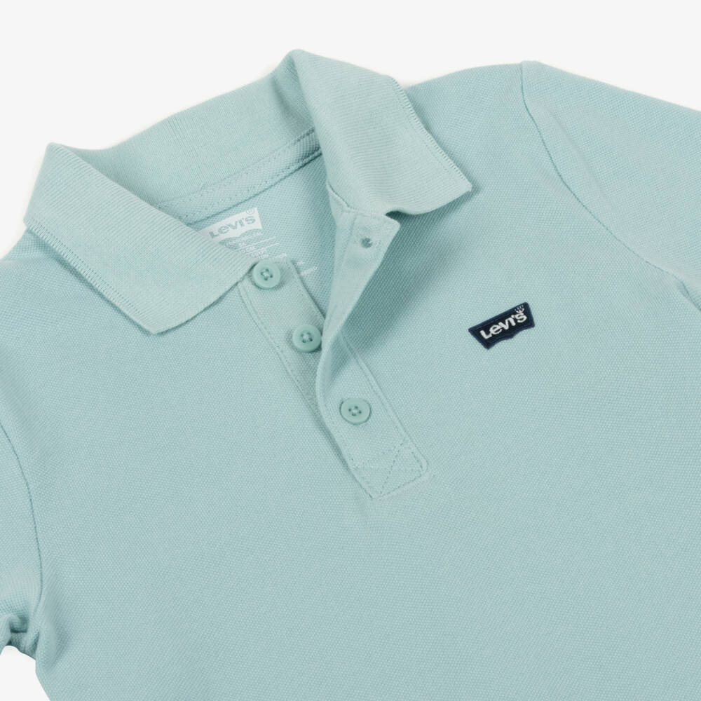 Levi's-Boys Cool Mint Cotton Polo Top | Childrensalon Outlet