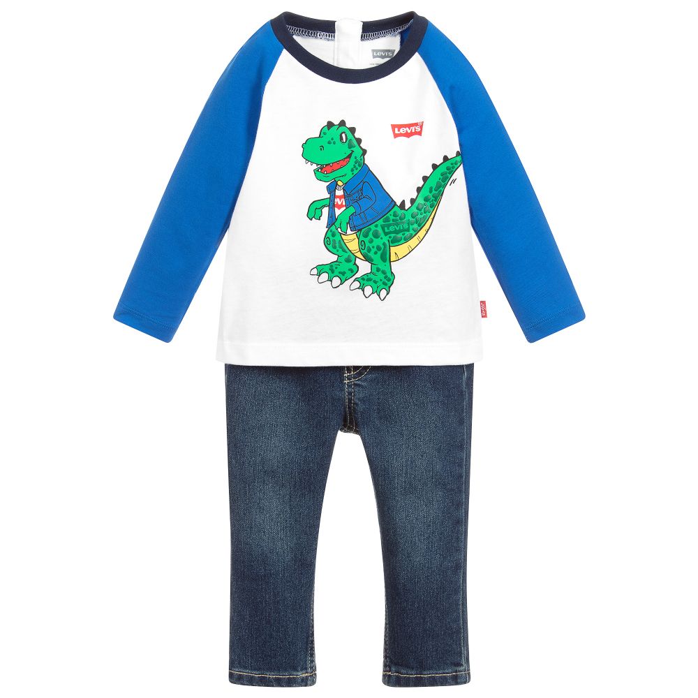 Levi's - Boys Cotton Trouser Set | Childrensalon