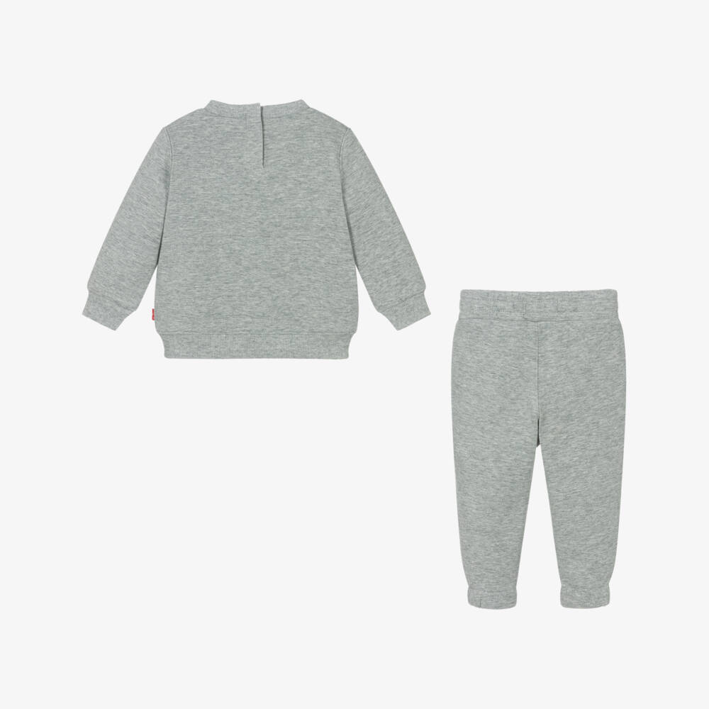 Levi's-Boys Cozy Grey Jersey Set | Childrensalon Outlet