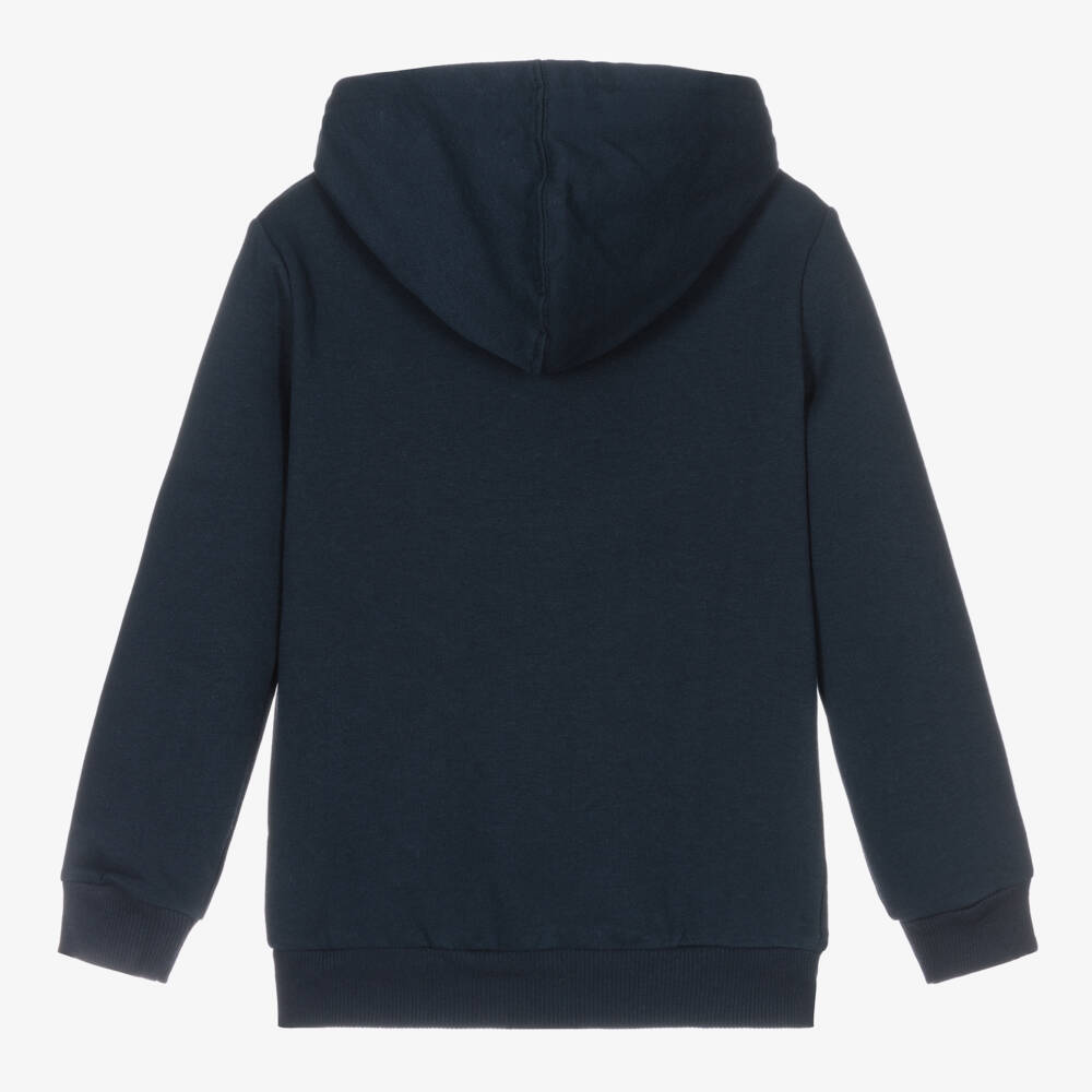 Levi's-Boys Cozy Navy Cotton Hoodie | Childrensalon Outlet