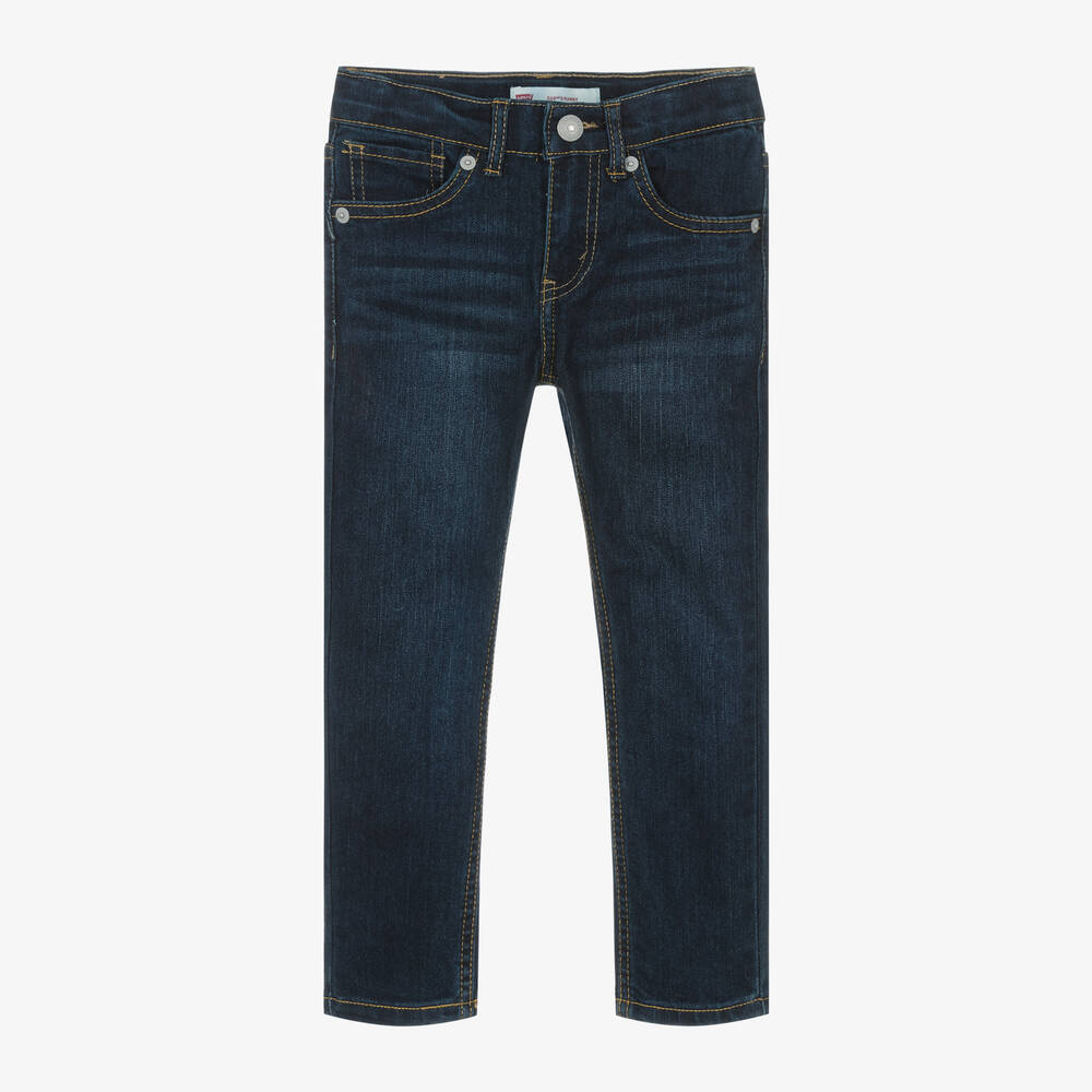 Levi's-Boys Dark Blue Denim 510 Skinny Jeans | Childrensalon Outlet