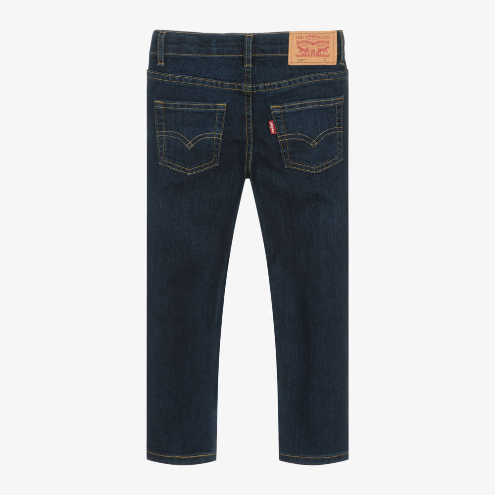 Levi's-Boys Dark Blue Denim 510 Skinny Jeans | Childrensalon Outlet