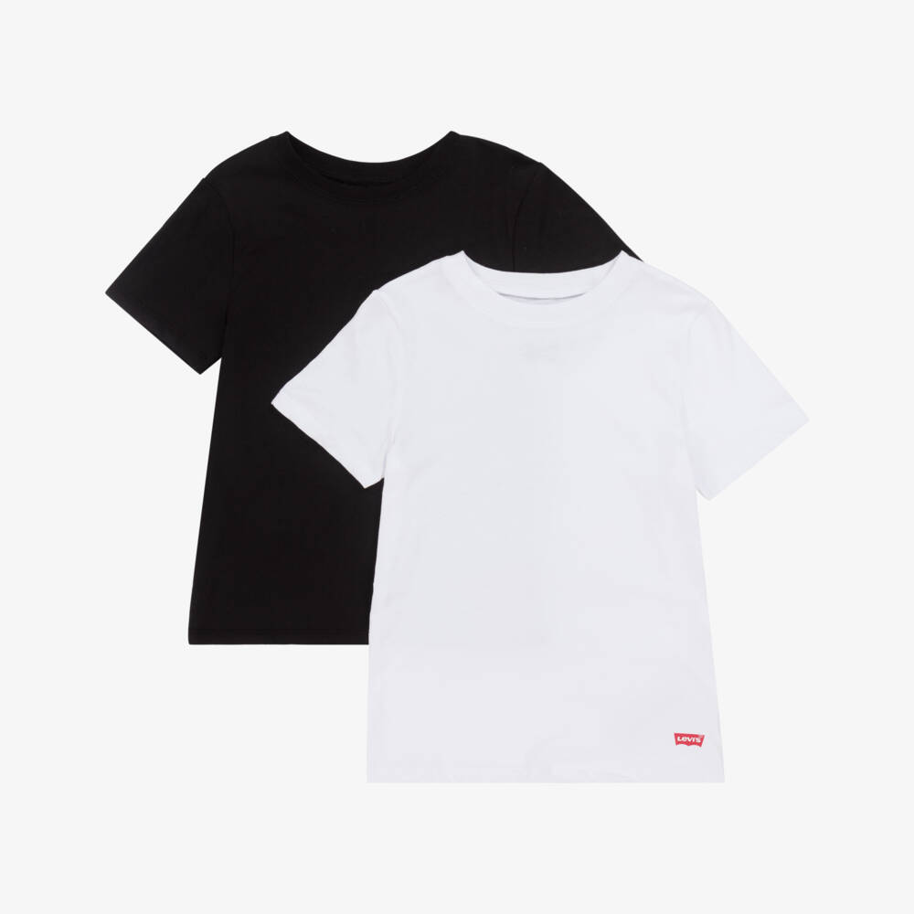 Levi's-Boys Dual-Tone Cotton Tee Duo | Childrensalon Outlet
