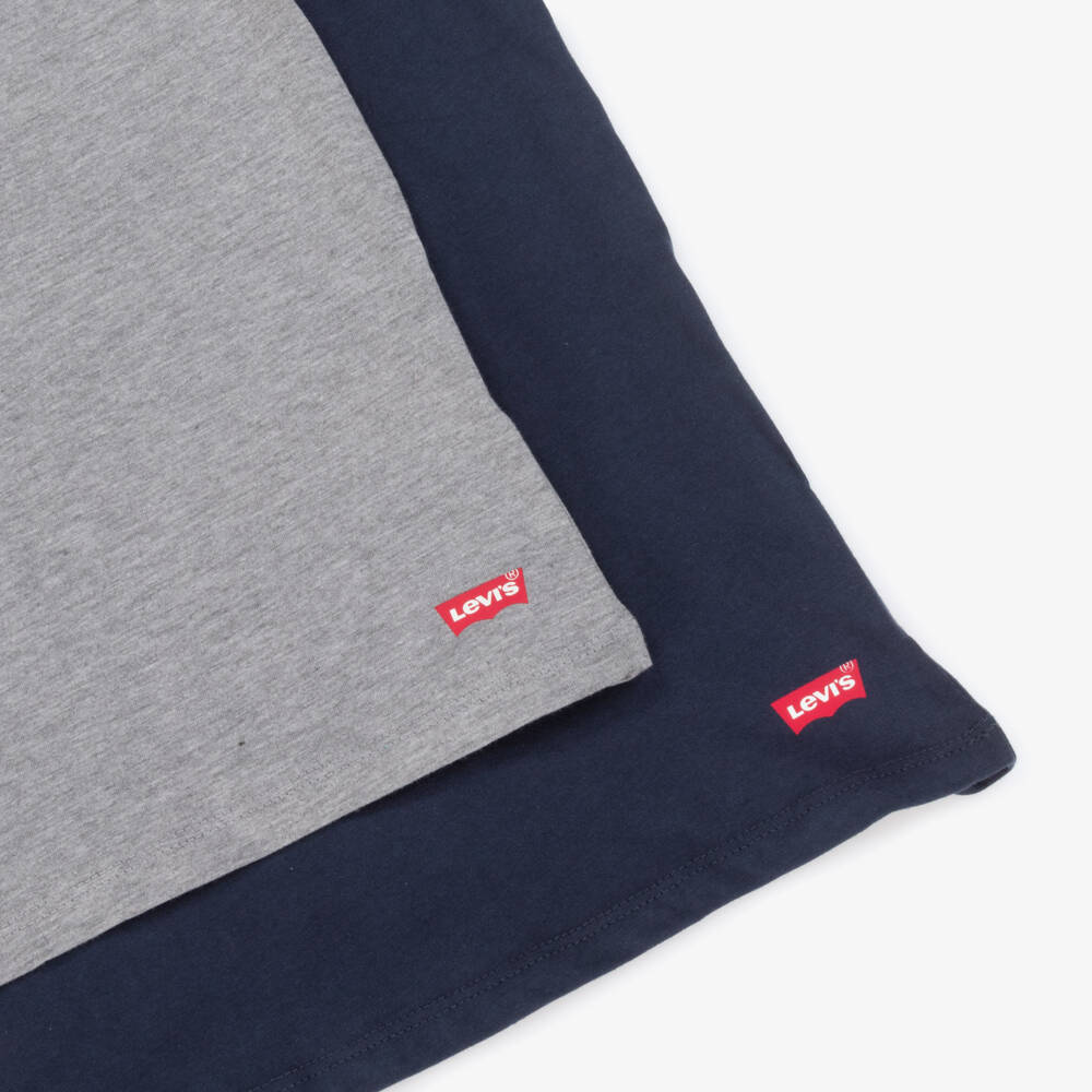 Levi's-Boys Dual-Tone Cotton Tees Duo | Childrensalon Outlet