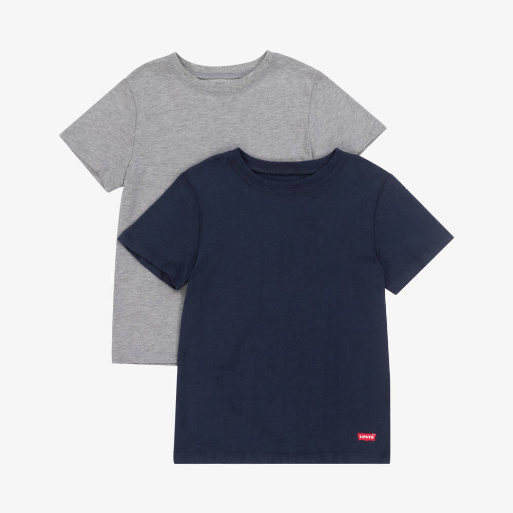 Levi's-Boys Dual-Tone Cotton Tees Duo | Childrensalon Outlet