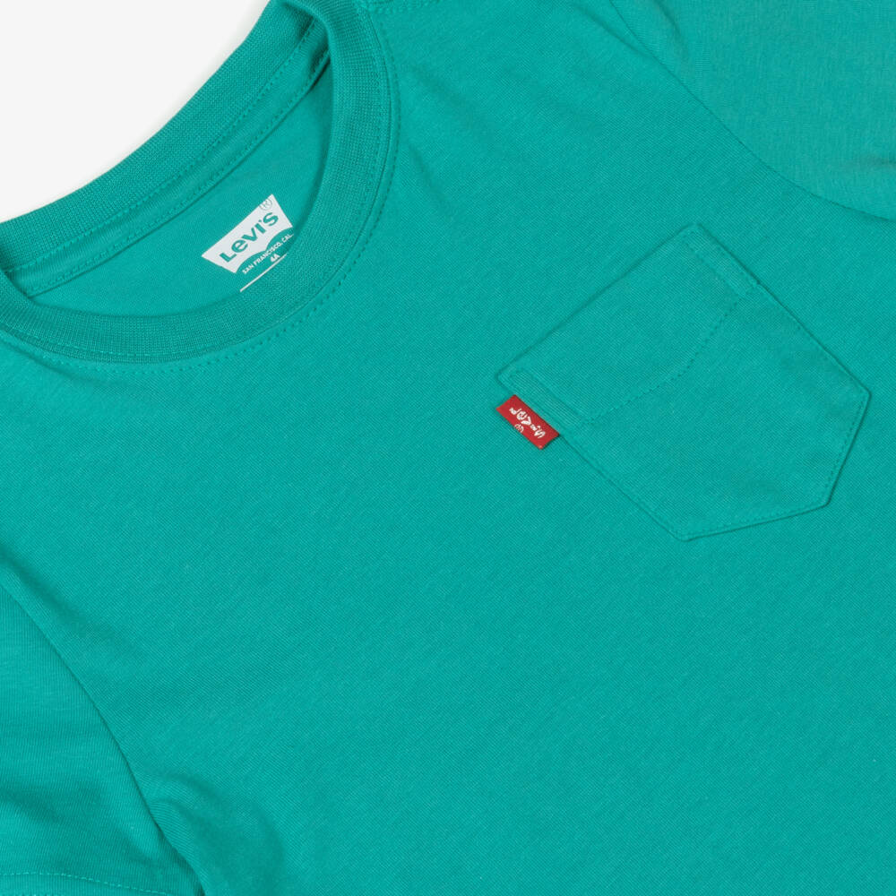 Levi's-Boys Emerald Cotton Jersey Tee | Childrensalon Outlet