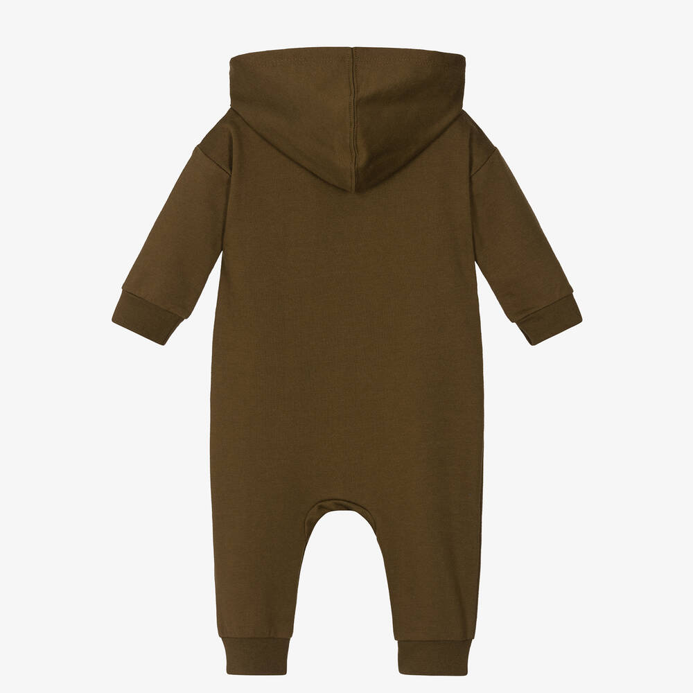 Levi's-Boys Green Cotton Babysuit | Childrensalon Outlet