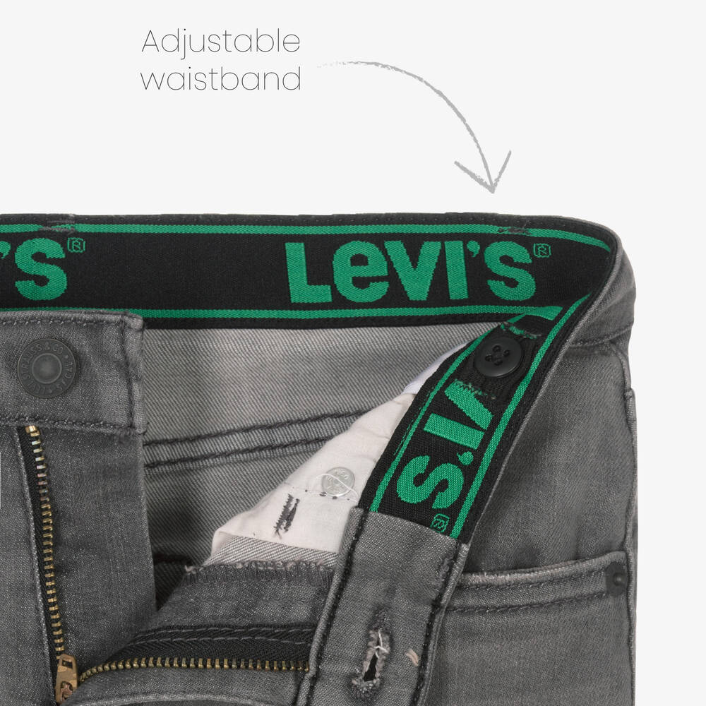 Levi's-Boys Grey 510™ Skinny Jeans | Childrensalon Outlet