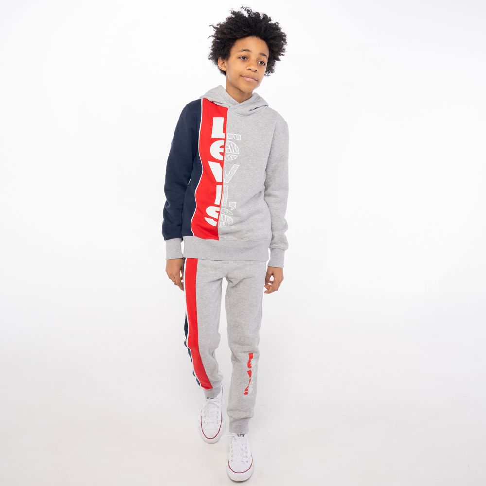 Boys shop grey joggers