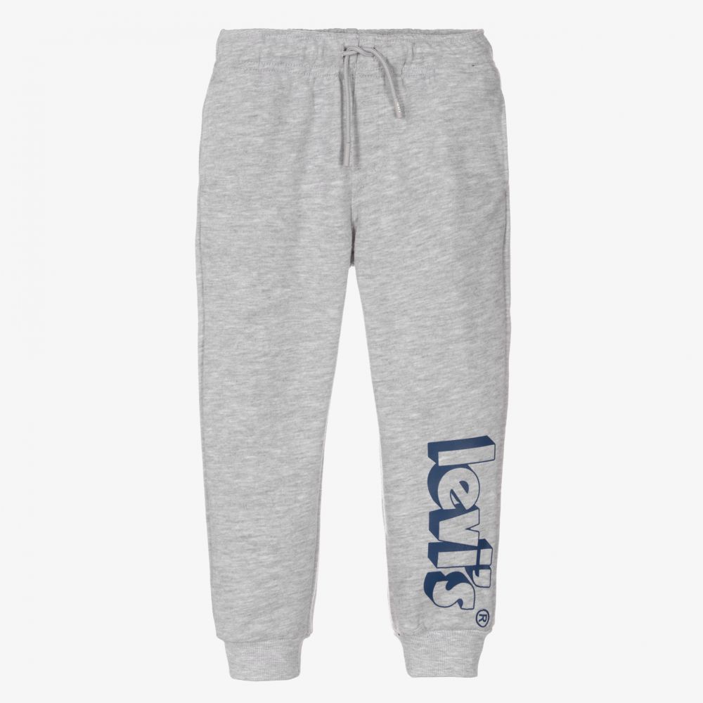 Levi's - Boys Grey Cotton Joggers | Childrensalon