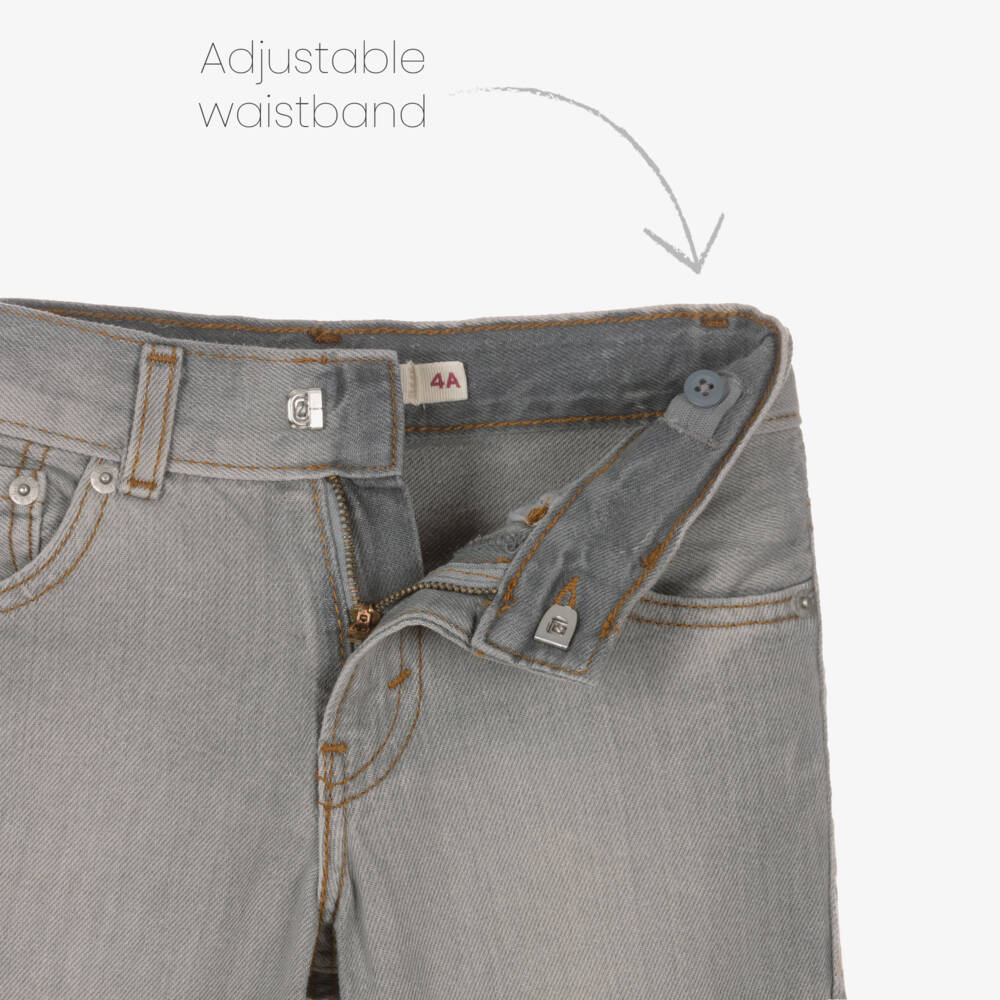Levi's-Boys Grey Denim Skate Shorts | Childrensalon Outlet
