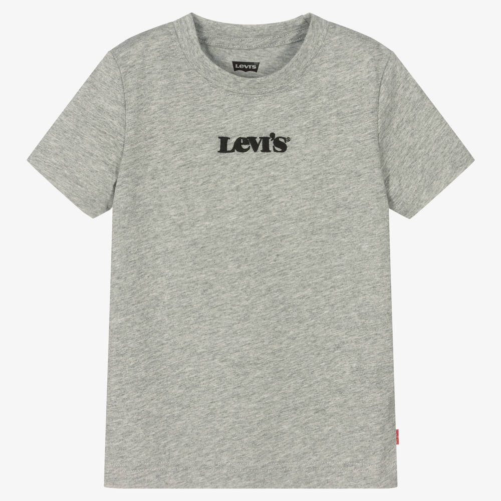 Levi's - Boys Grey Logo T-Shirt | Childrensalon
