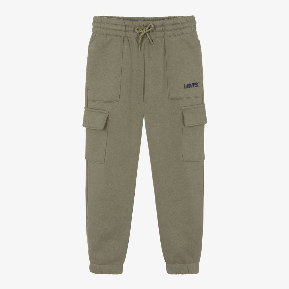 Levi's - Khakigrüne Cargo-Jogginghose  | Childrensalon