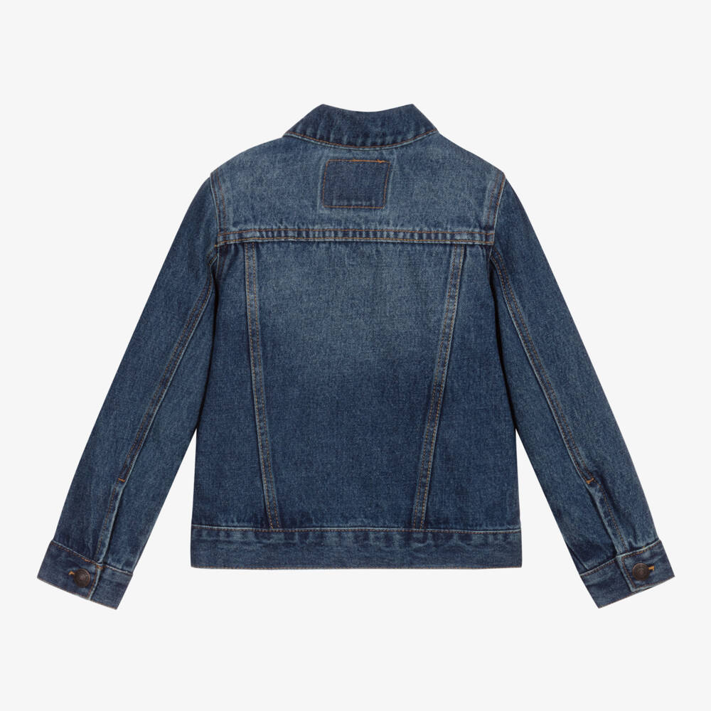 Levi's-Boys Mid-Blue Cotton Jacket | Childrensalon Outlet