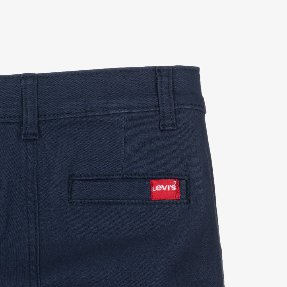 Levi's-Boys Navy Blue Relaxed Fit Chino Trousers | Childrensalon Outlet