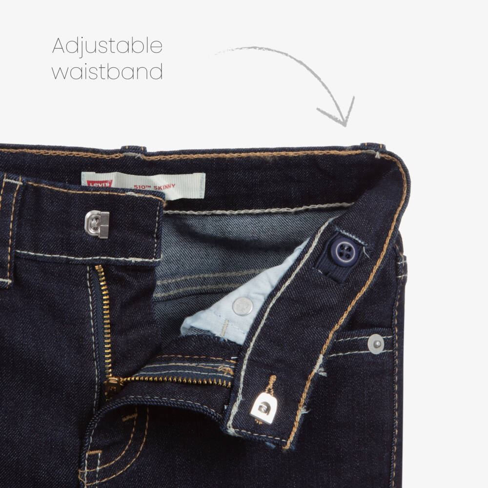 Levi's-Boys Navy Skinny Denim Trousers | Childrensalon Outlet