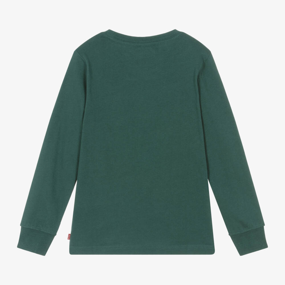 Levi's-Boys Soft Green Knit Tee | Childrensalon Outlet