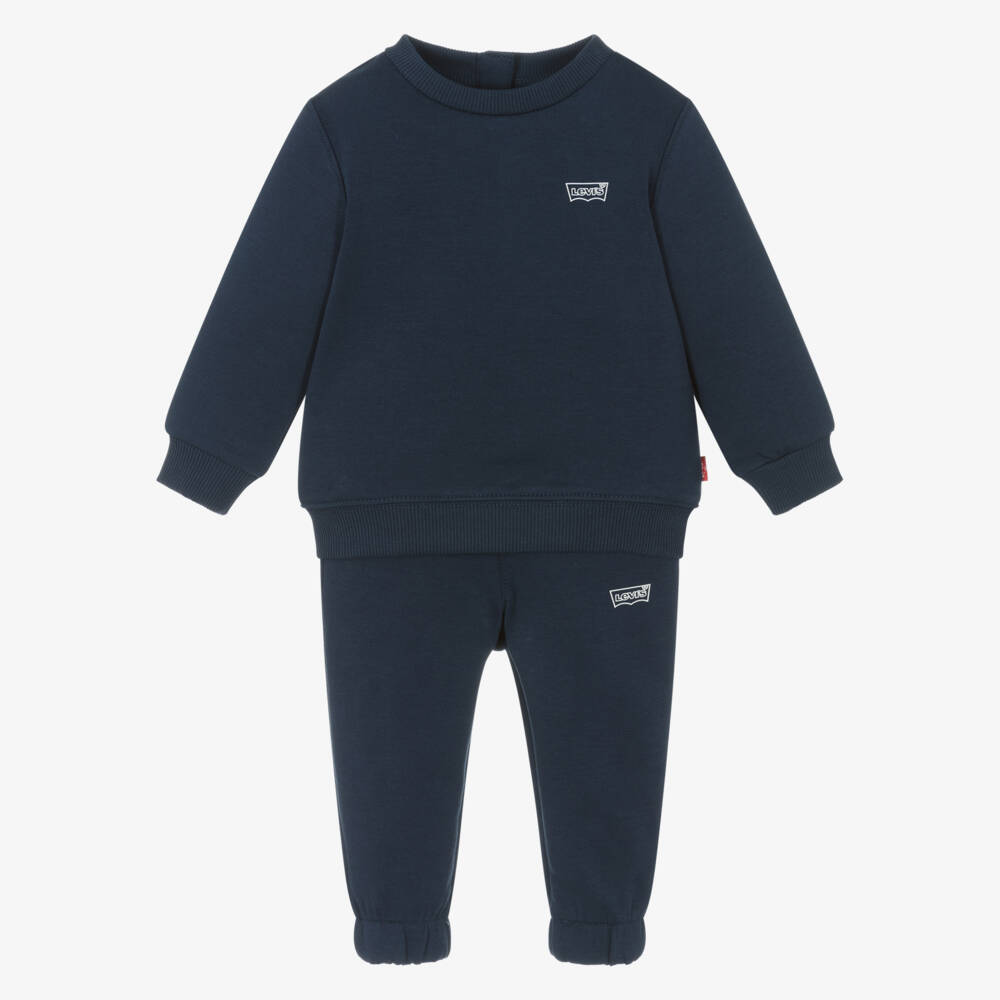 Levi's-Boys Soft Navy Jersey Outfit | Childrensalon Outlet