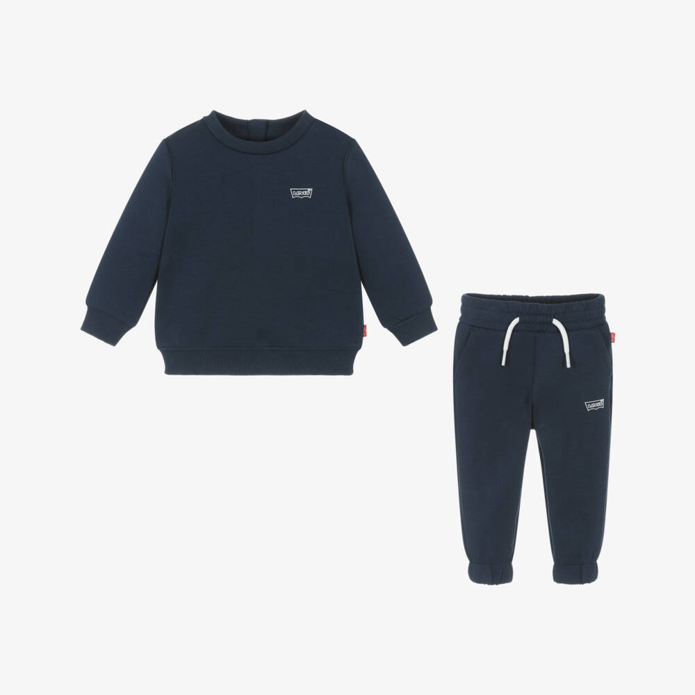 Levi's-Boys Soft Navy Jersey Outfit | Childrensalon Outlet