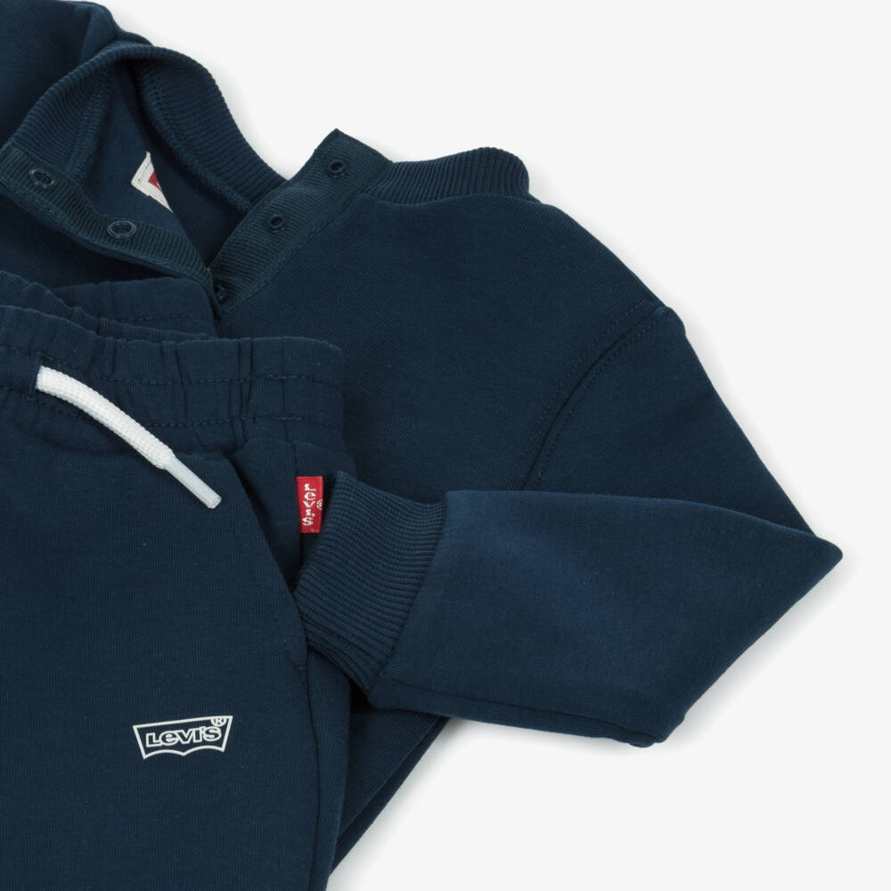Levi's-Boys Soft Navy Jersey Outfit | Childrensalon Outlet