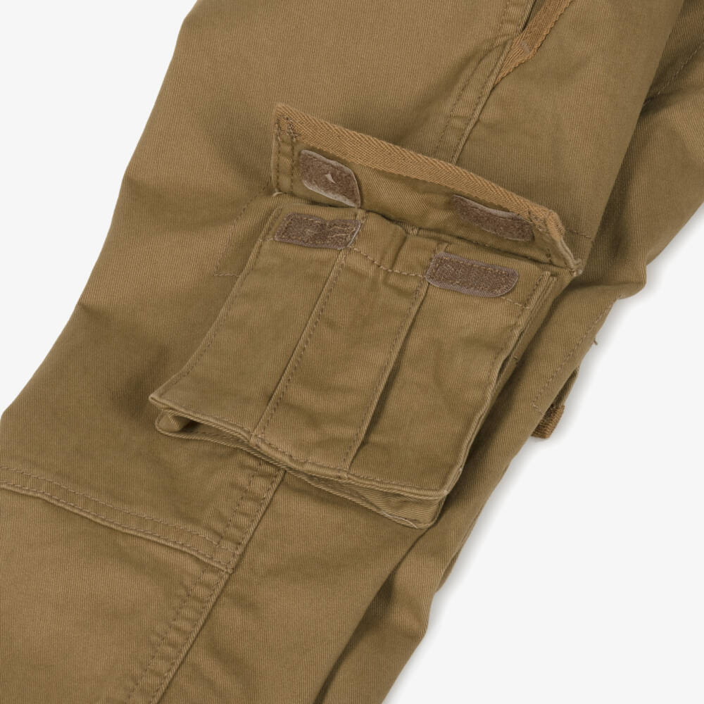 Levi's-بنطلون كارغو قطن تويل لون بني للأولاد | Childrensalon Outlet