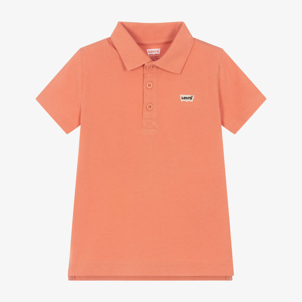 Levi's-Boys Terracotta Cotton Polo Delight | Childrensalon Outlet