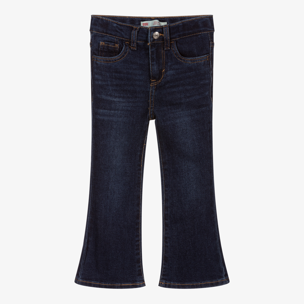 Levi's - Dark Blue Denim Flare Jeans | Childrensalon