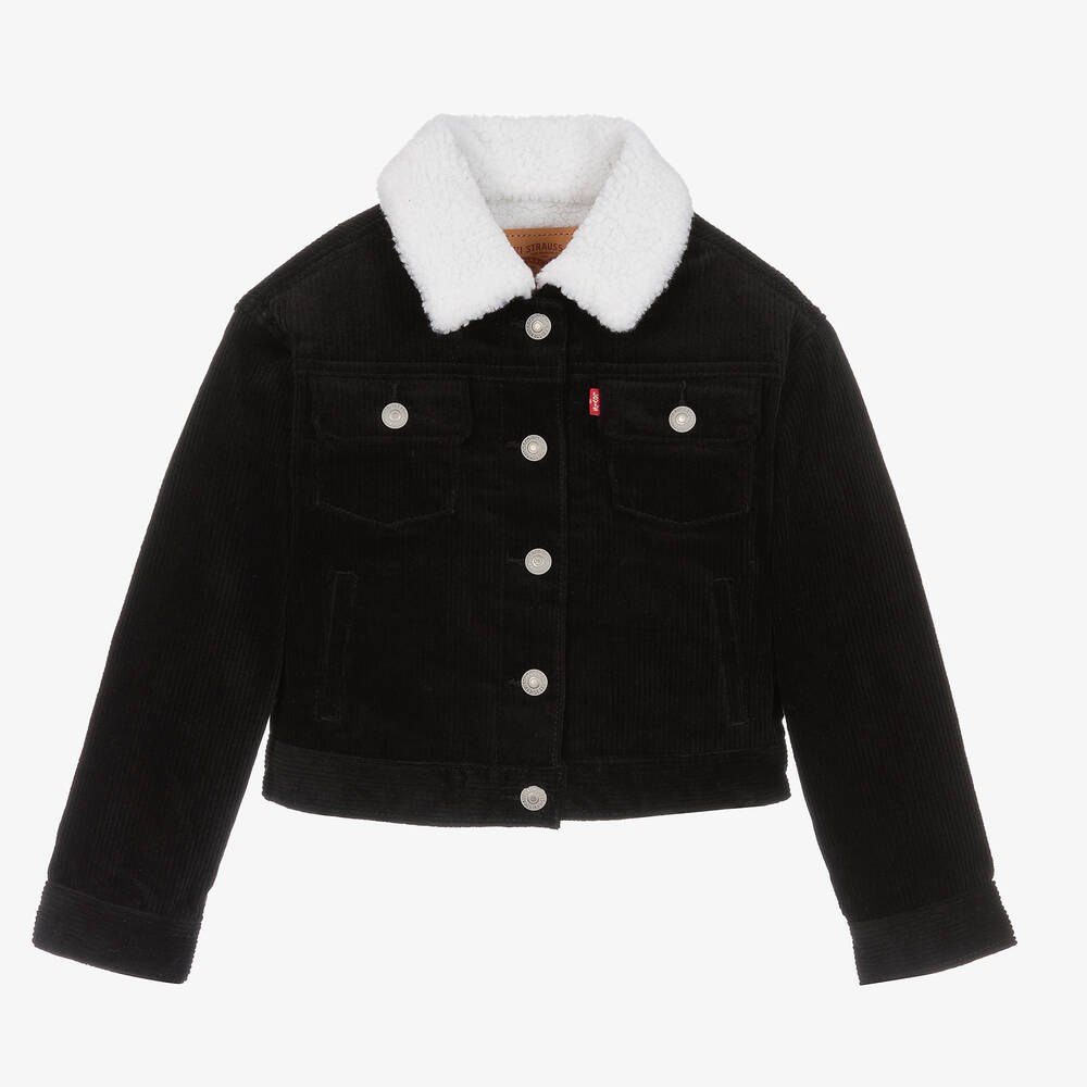 Levi's - Черная вельветовая куртка для девочек | Childrensalon