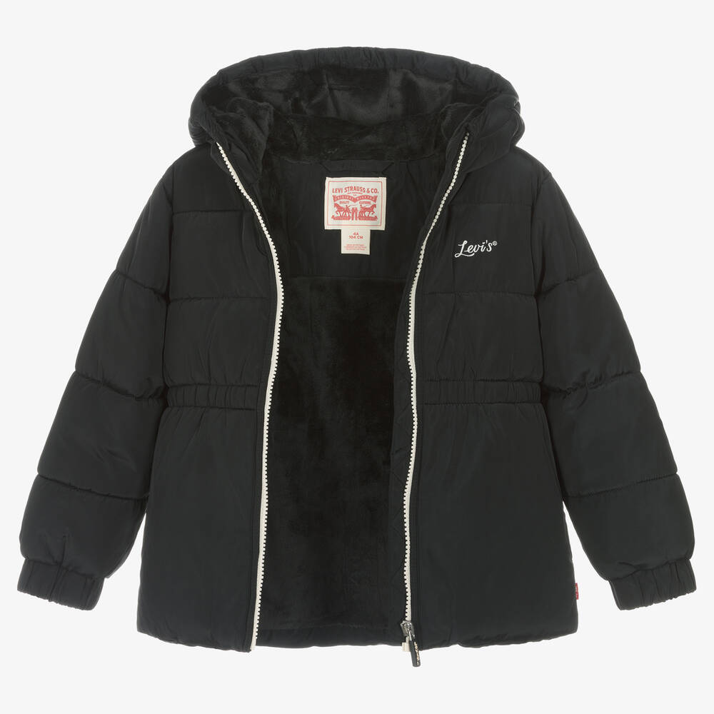 Levi s Girls Black Water Repellent Coat