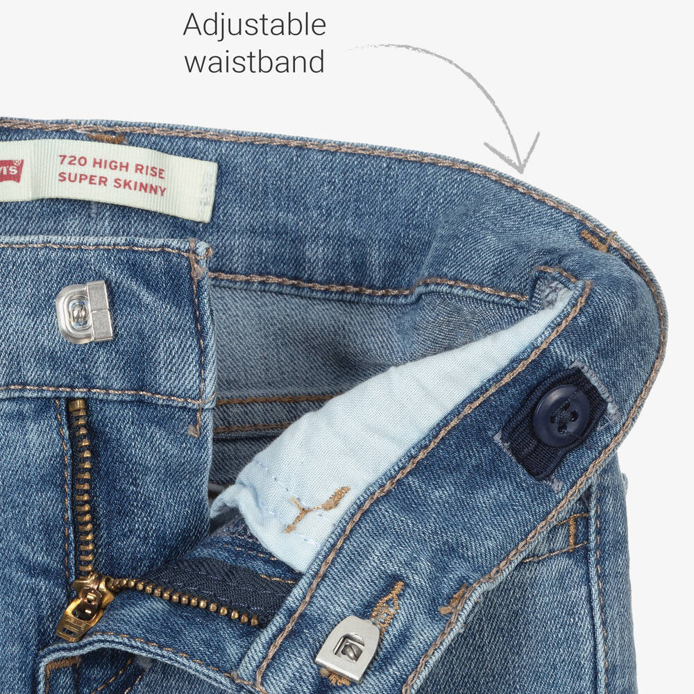 Levi's-Синие джинсы суперскинни 720 для девочек | Childrensalon Outlet