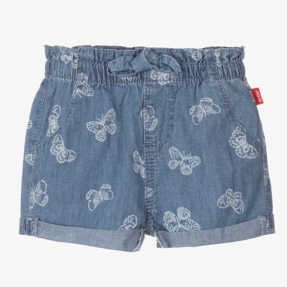 Levi's - Blaue Chambray-Shorts für Mädchen | Childrensalon