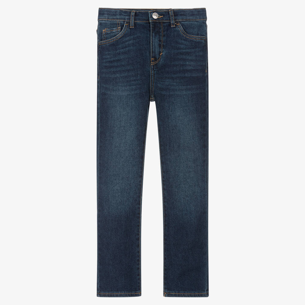 Levi's - Синие укороченные джинсы-клеш для девочек | Childrensalon