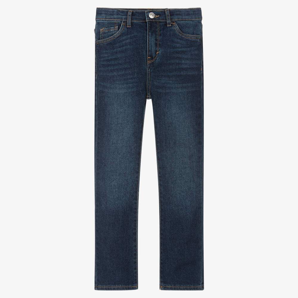 Levi's - Girls Blue Crop Flare Jeans | Childrensalon