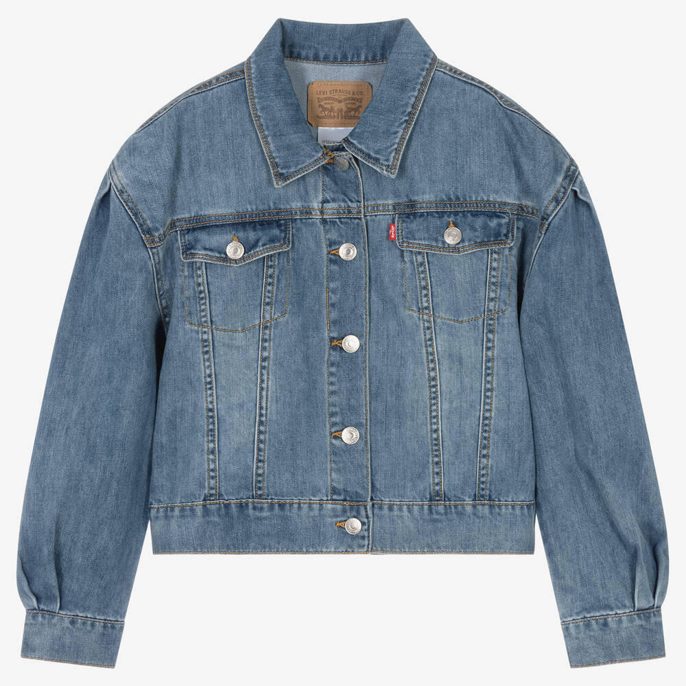Levi's - Girls Blue Denim Jacket | Childrensalon