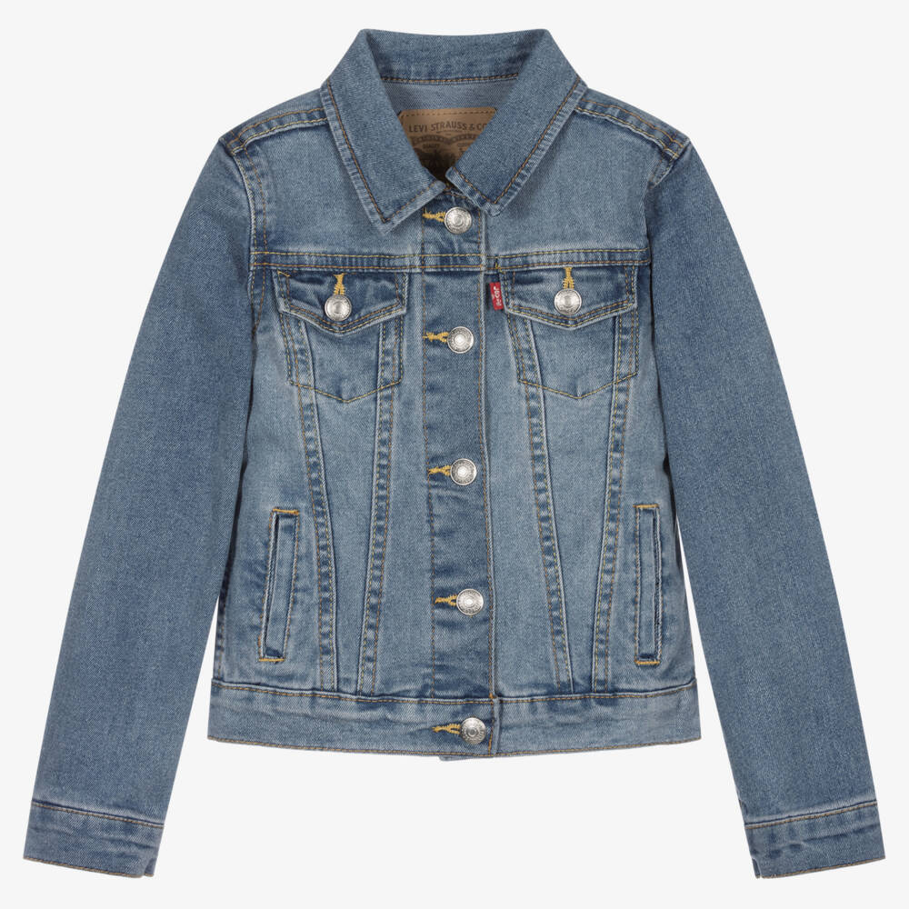 Levi's-Girls Blue Denim Jacket | Childrensalon Outlet