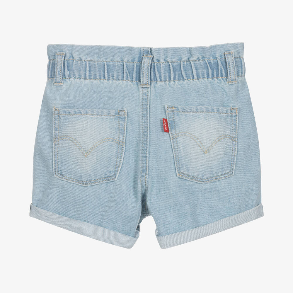 Light blue best sale levi shorts