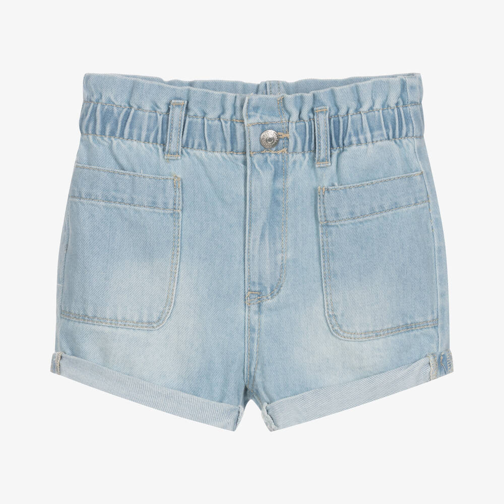 Levi's - Girls Blue Denim Shorts | Childrensalon