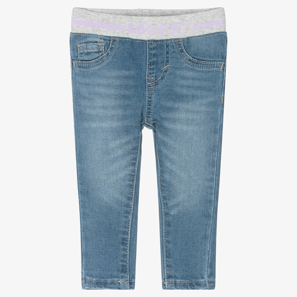 Levi's - Girls Blue Denim Skinny Jeans | Childrensalon