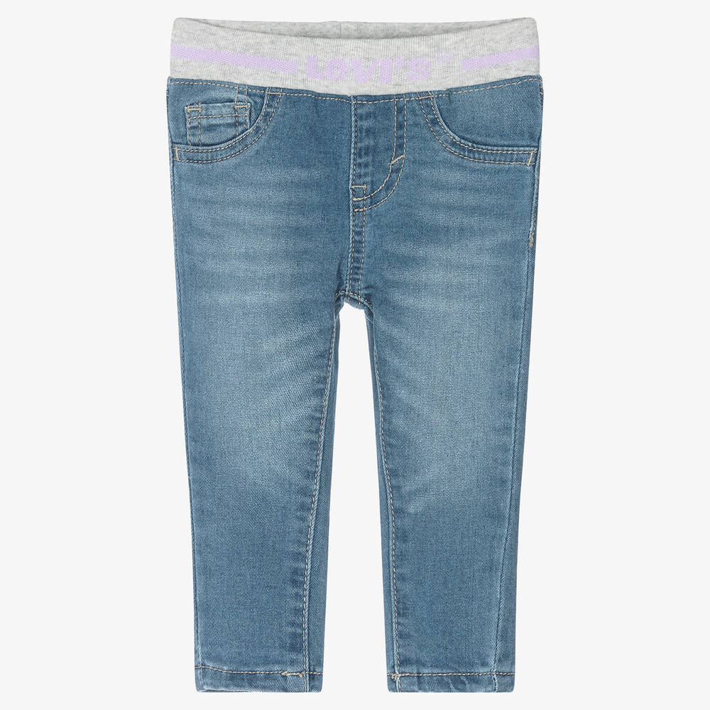 Levi's - Jean bleu skinny en denim fille | Childrensalon