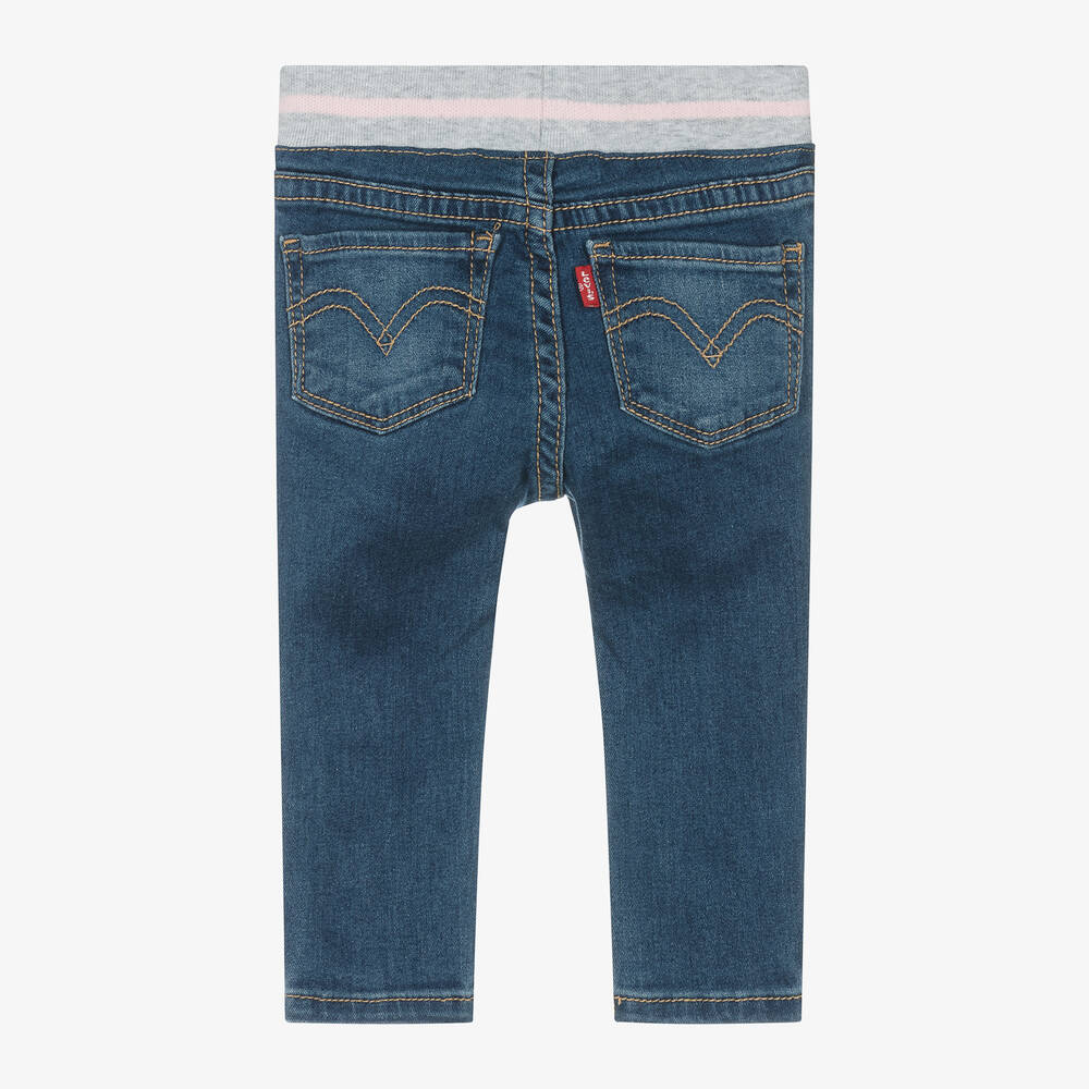 Levi's-Girls Blue Denim Skinny Jeans | Childrensalon Outlet