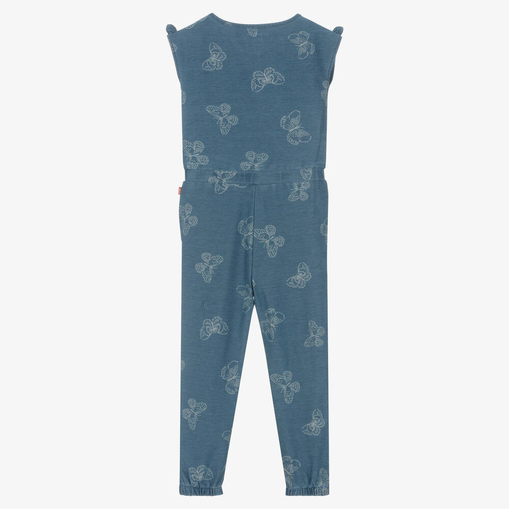 ليفايز-Girls Blue Jersey Jumpsuit | Childrensalon Outlet