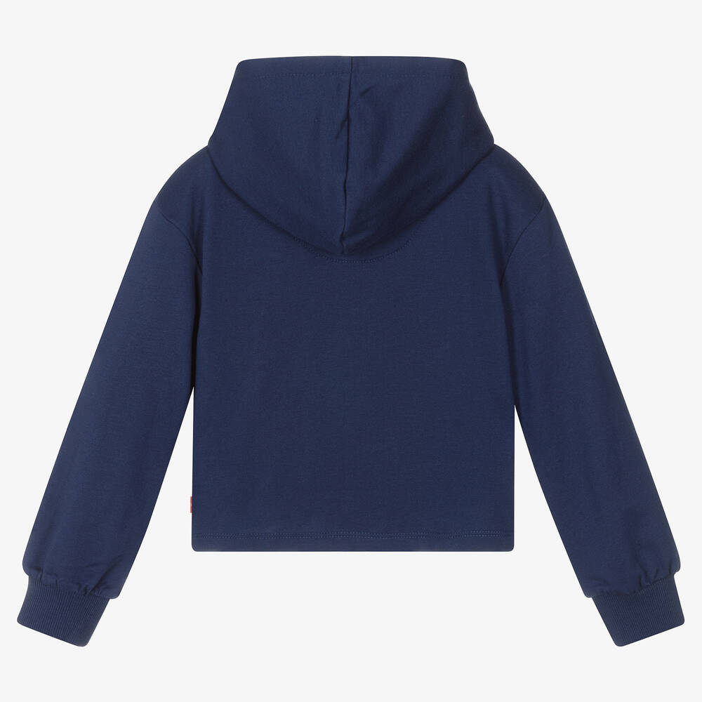 Levi's-Girls Blue Logo Hoodie | Childrensalon Outlet